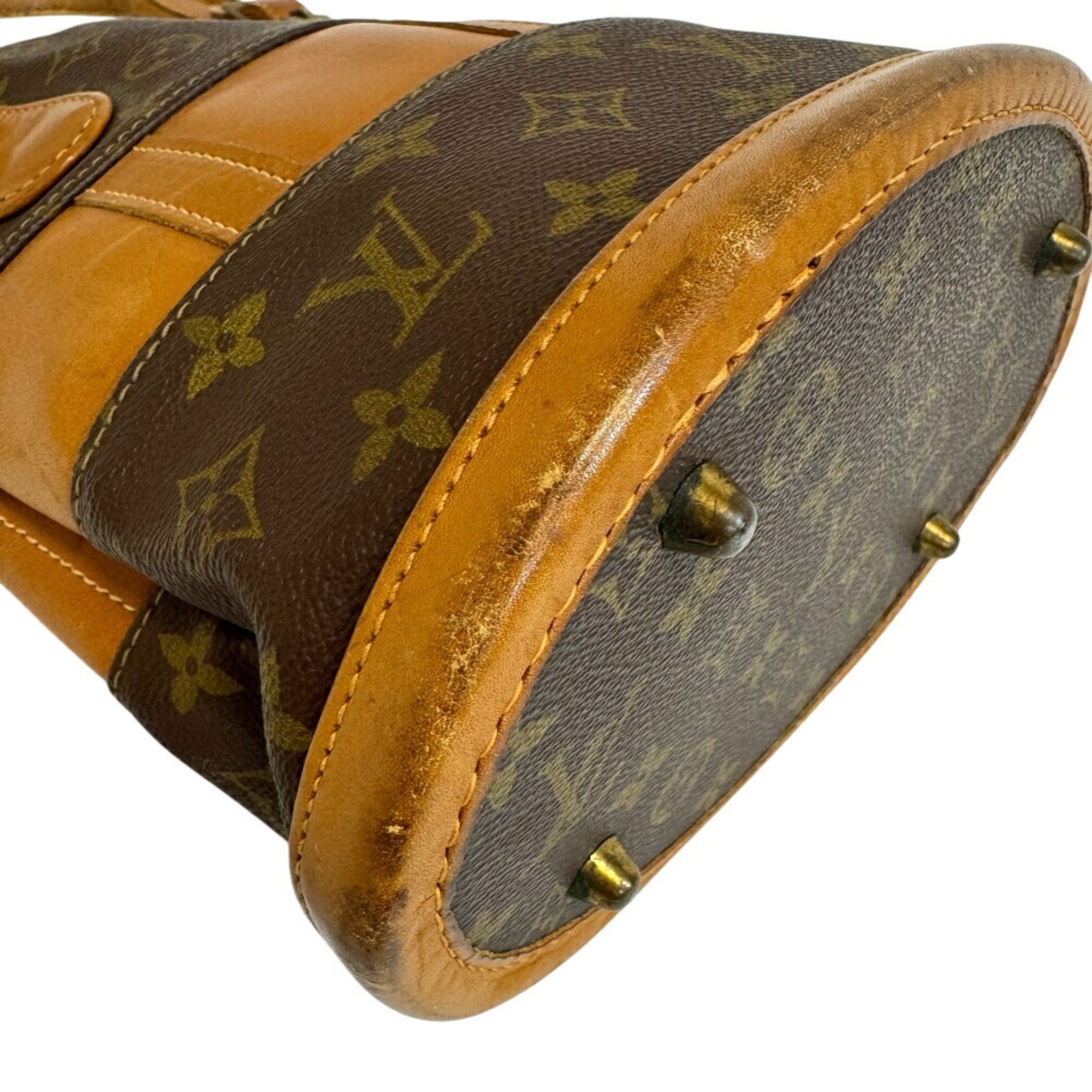 Louis Vuitton Brown Leather Shoulder Bag (Pre-Owned)