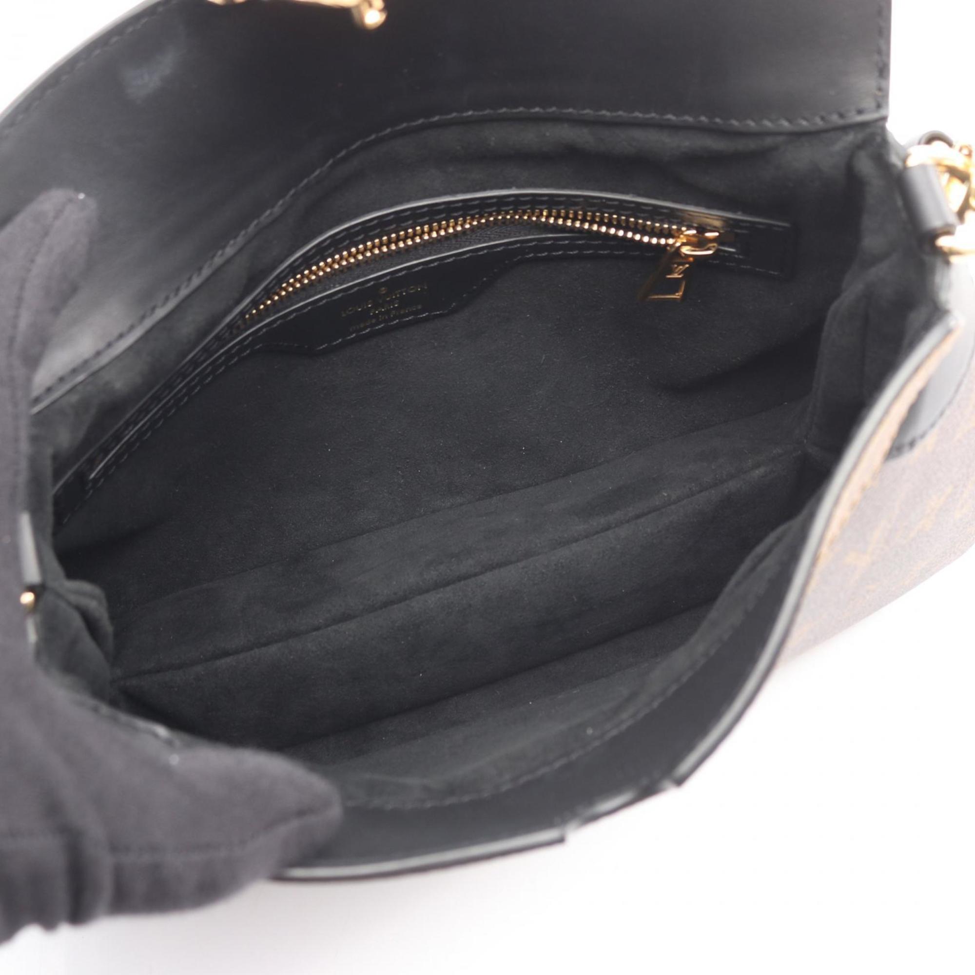 Louis Vuitton Brown Coated Canvas Monogram Reverse Pvc Leather Shoulder Bag (Pre-Owned)