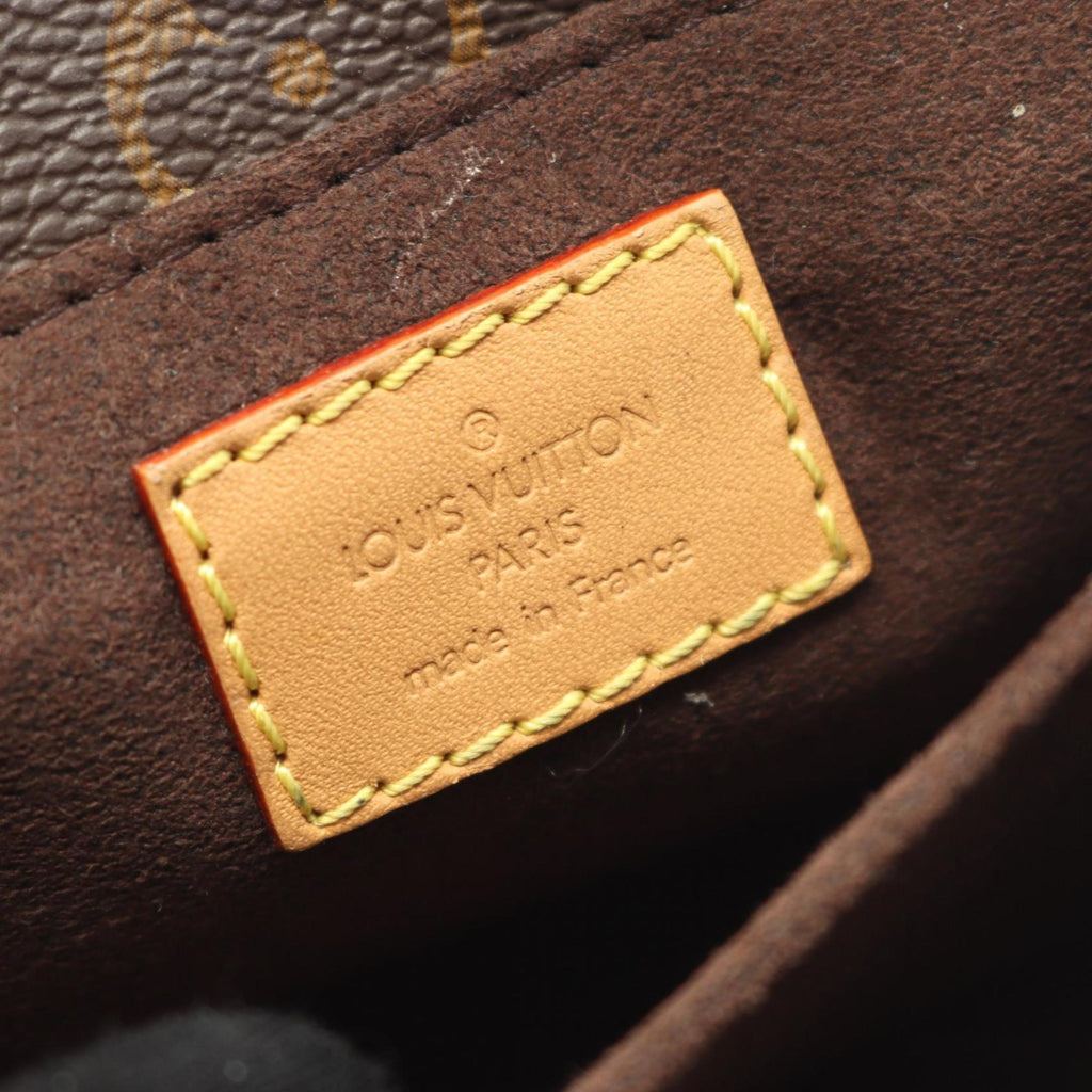 Louis Vuitton Brown Monogram Leather Handbag (Pre-Owned)