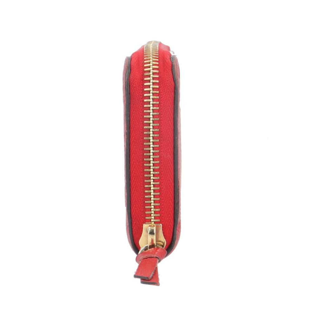 Louis Vuitton Monogram Empreinte Red Color Monogram Empreinte Long Wallet (Bi-Fold) (Pre-Owned)
