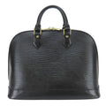 Louis Vuitton Epi Black Noir Epi Leather Handbag (Pre-Owned)
