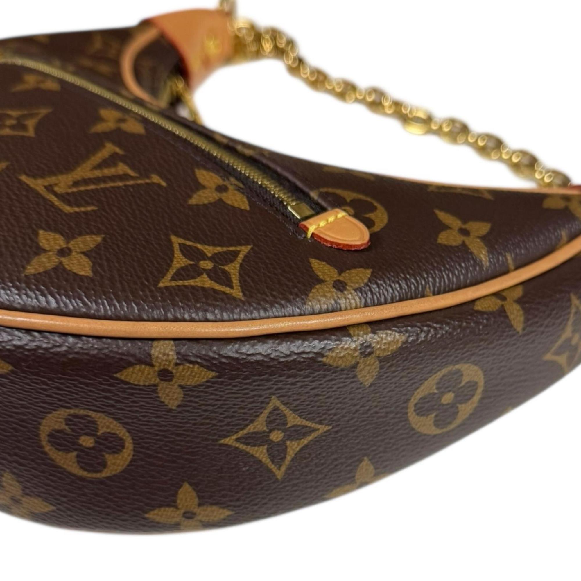 Louis Vuitton Brown Monogram Canvas Shoulder Bag (Pre-Owned)