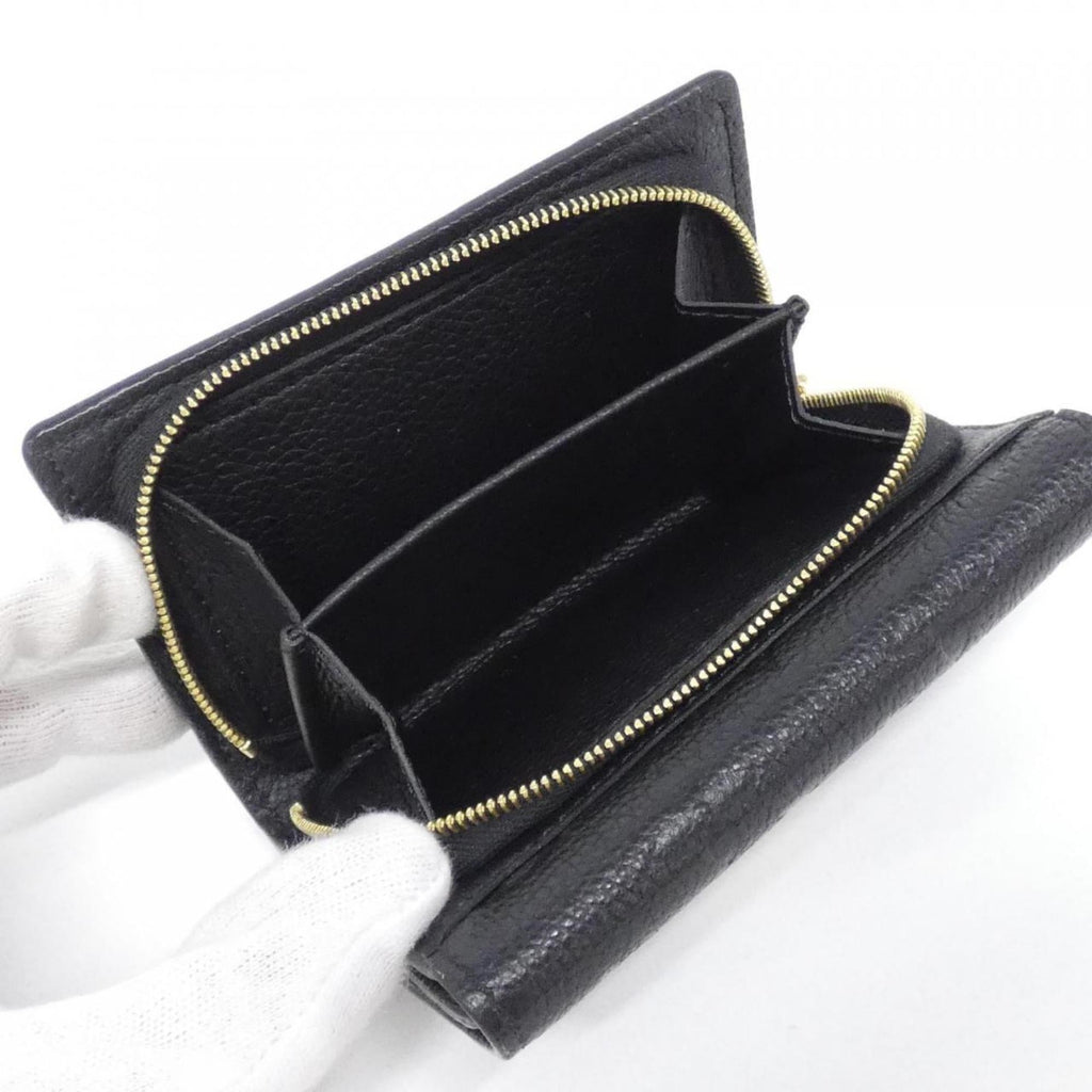Louis Vuitton Black Monogram Empreinte Wallet (Tri-Fold) (Pre-Owned)