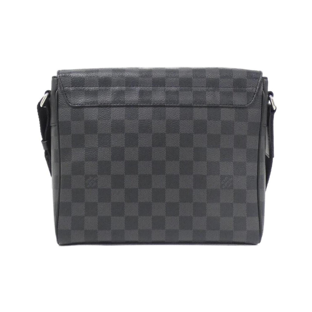 Louis Vuitton Graphite Gray Coated Canvas Shoulder Bag (Pre-Owned)