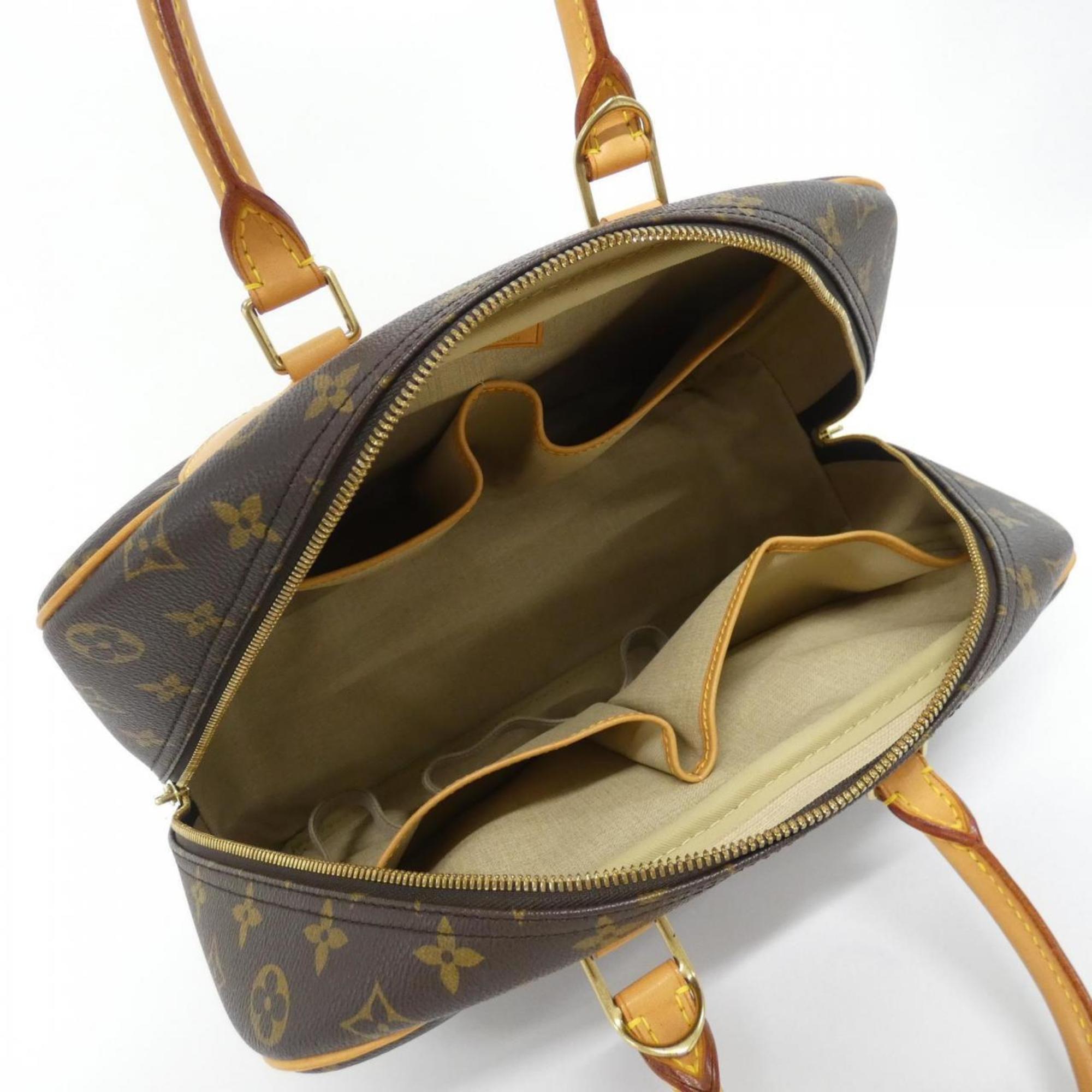 Louis Vuitton Marron Coated Canvas Handbag (Pre-Owned)