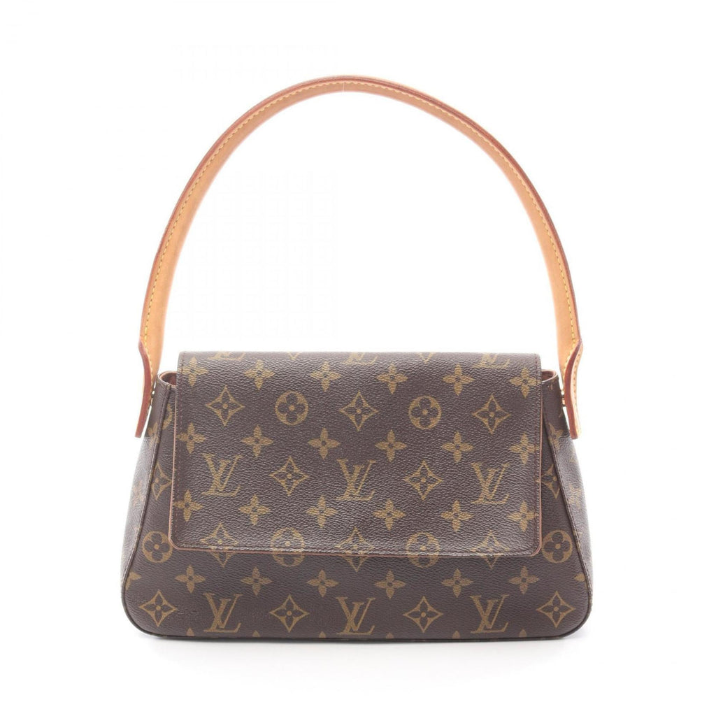 Louis Vuitton Brown Coated Canvas Pvc Monogram Leather Handbag (Pre-Owned)