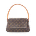 Louis Vuitton Brown Coated Canvas Pvc Monogram Leather Handbag (Pre-Owned)