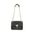 Louis Vuitton Black Leather Shoulder Bag (Pre-Owned)