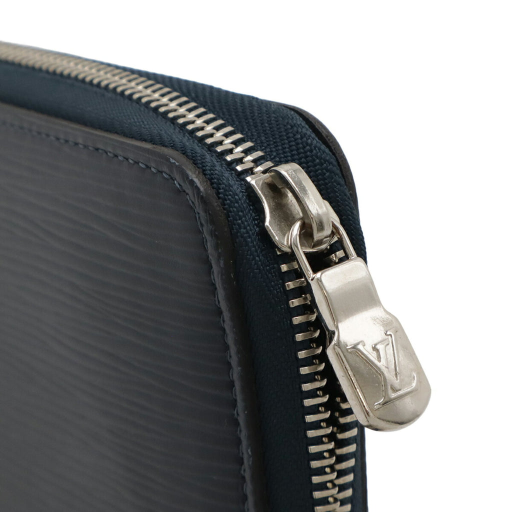 Louis Vuitton Epi Navy Blue Epi Leather Long Wallet (Bi-Fold) (Pre-Owned)