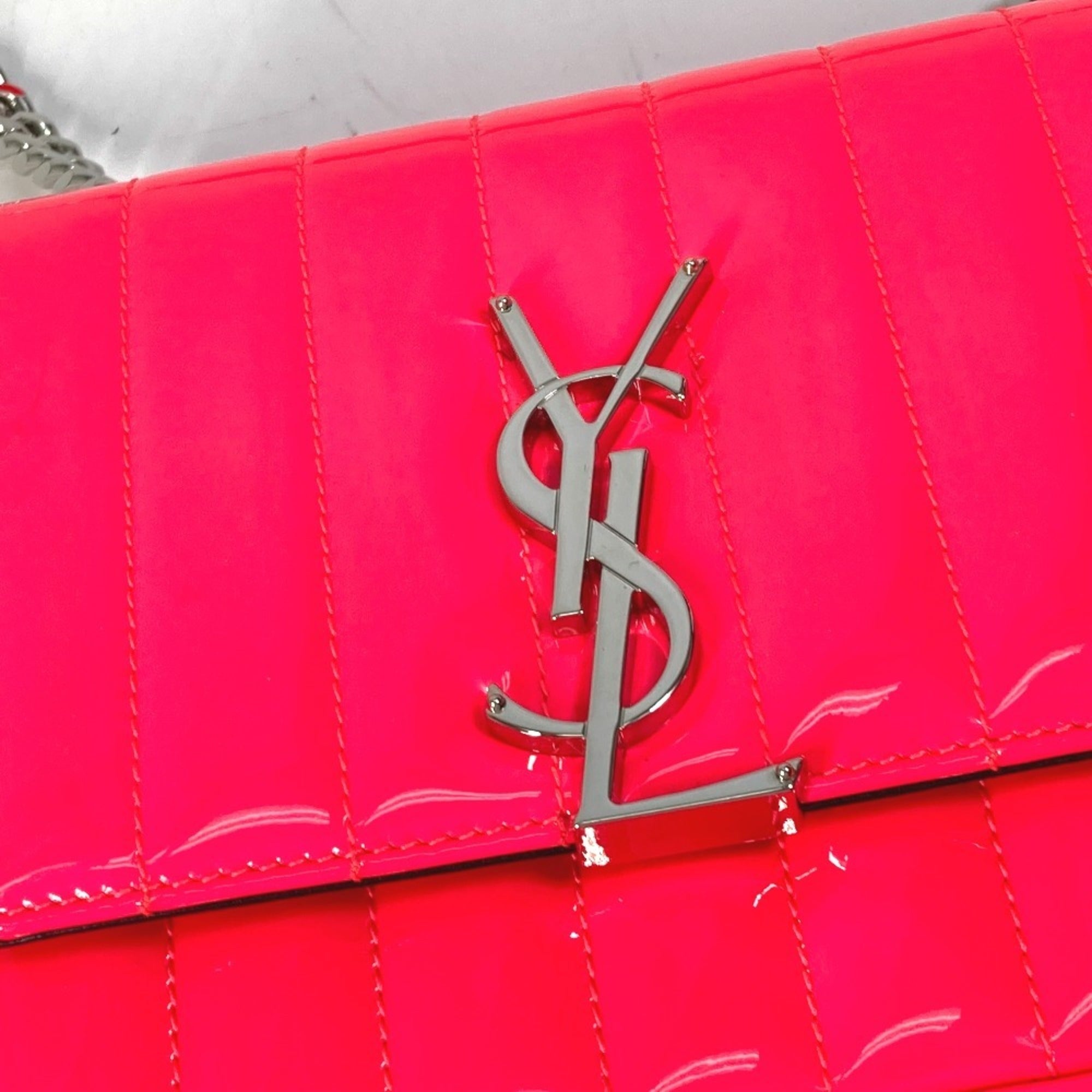 Vicky Crossbody Bag Vertical Quilted Patent Small