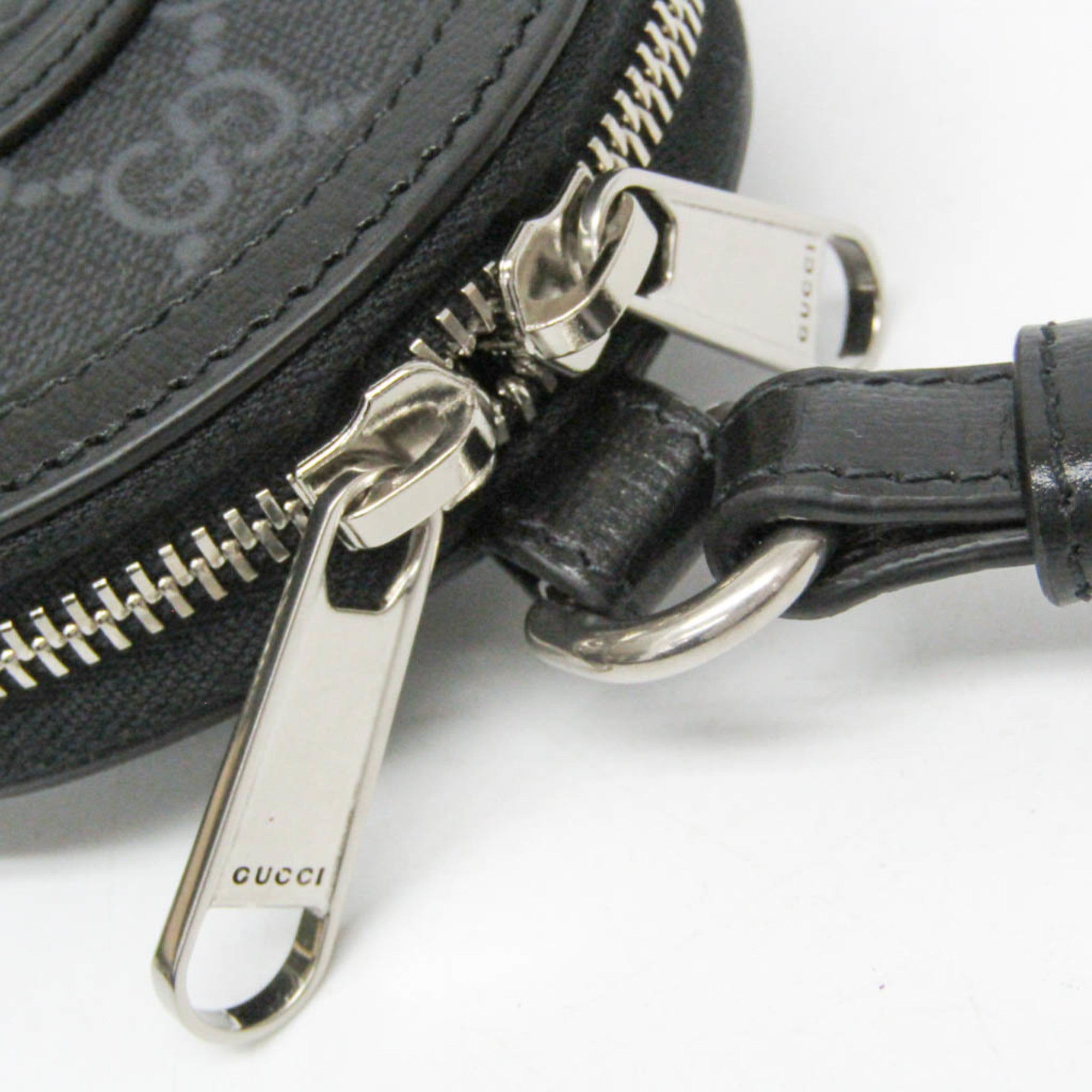 Interlocking G Patch Top Handle Crossbody Bag GG Coated Canvas Mini
