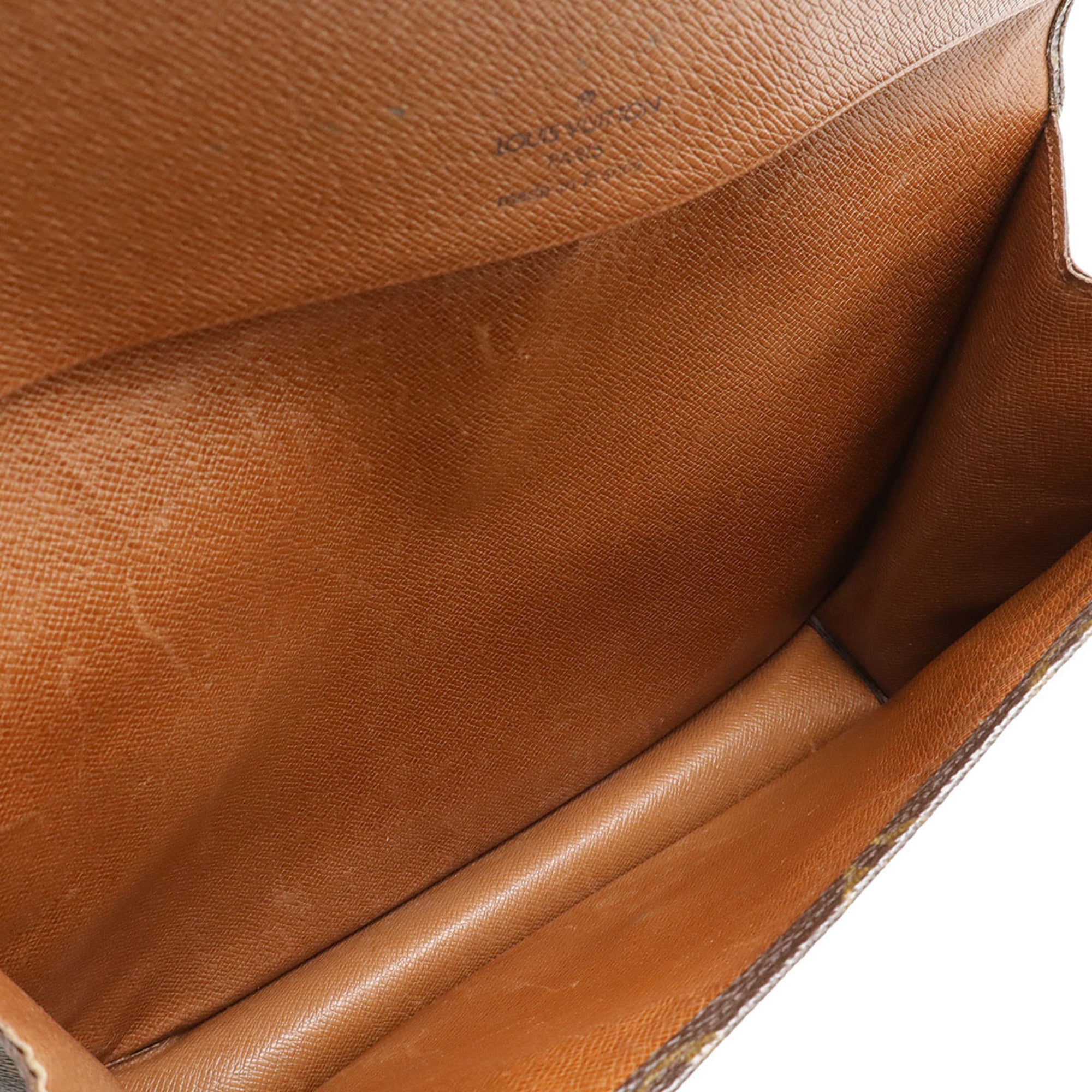 Louis Vuitton Brown Monogram Monogram Clutch Bag Pochette Pouch (Pre-Owned)
