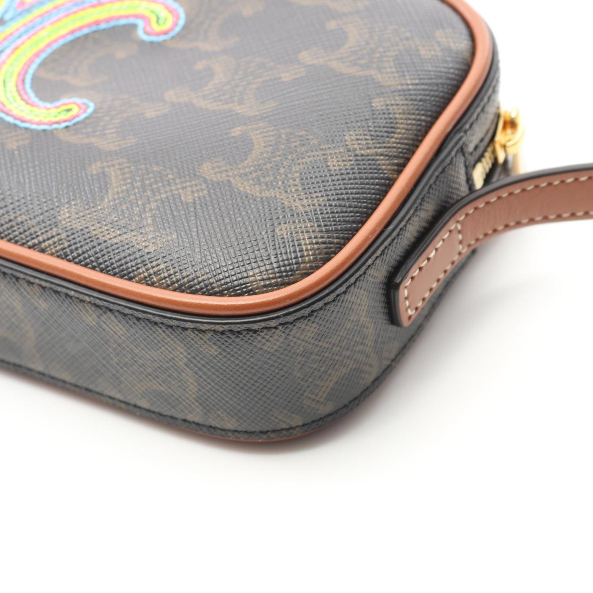 Triomphe East-West Shoulder Bag Triomphe Coated Canvas
