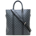 Louis Vuitton Black Damier Graphite Gray Damier Graphite Tote Bag (Pre-Owned)