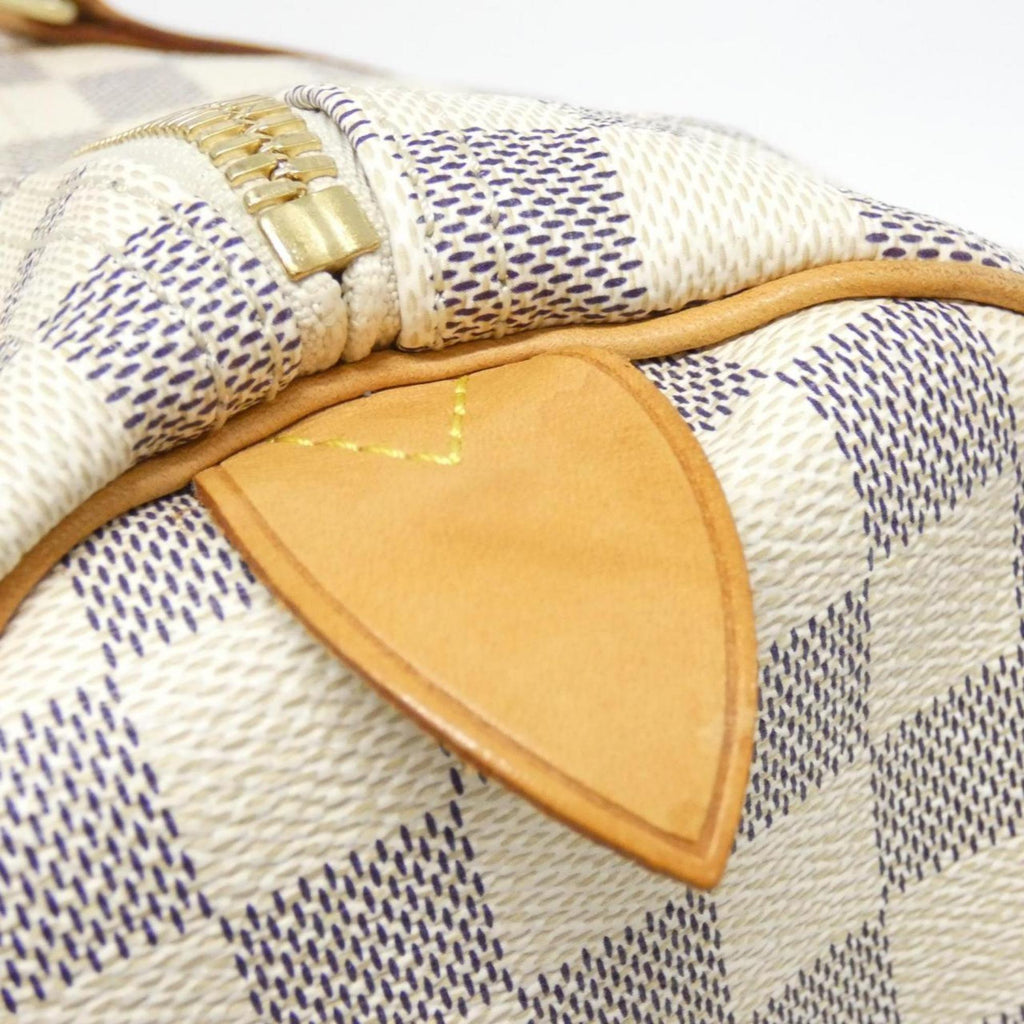 Louis Vuitton Damier Azur Azur Coated Canvas Boston Bag (Pre-Owned)