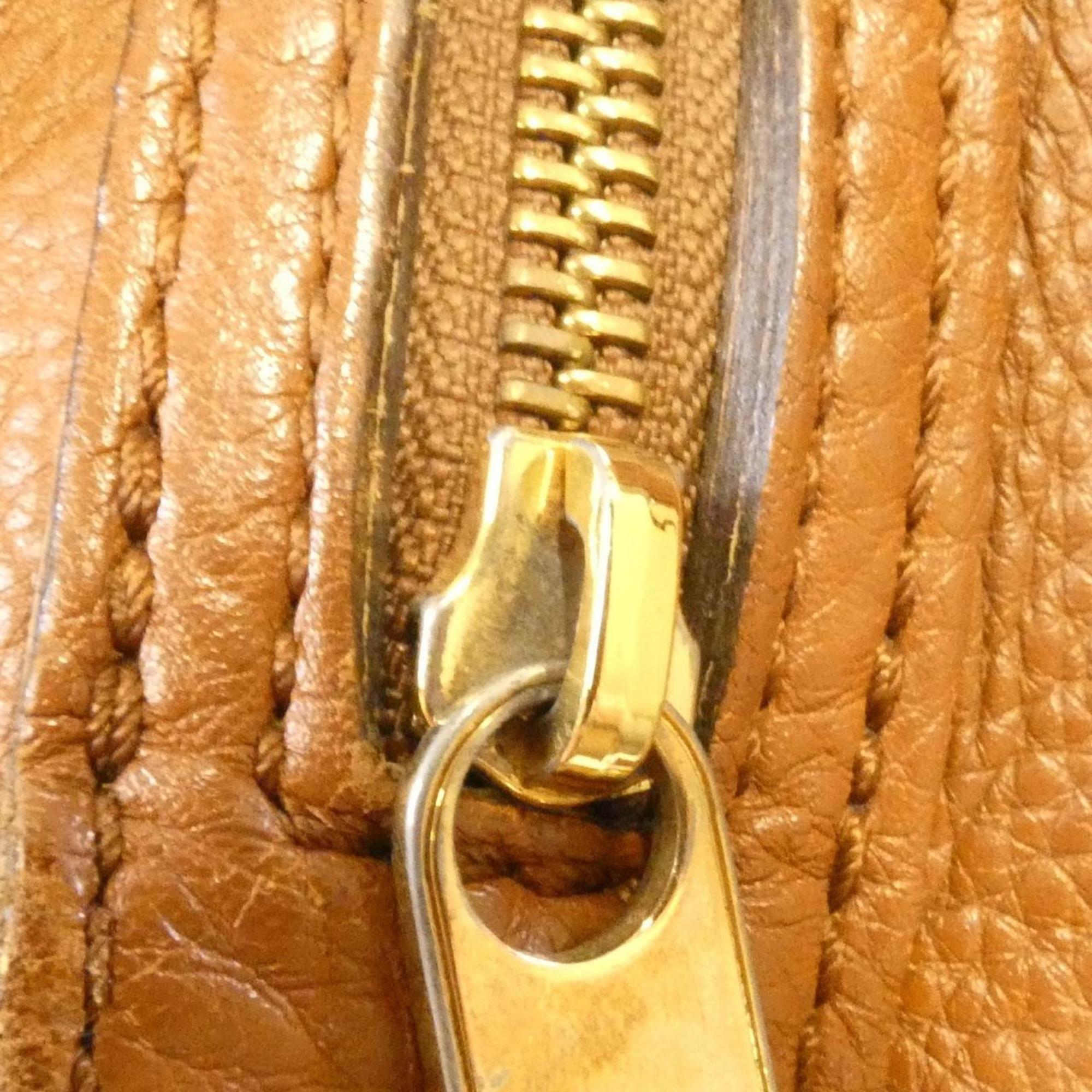 Louis Vuitton Cognac Leather Shoulder Bag (Pre-Owned)