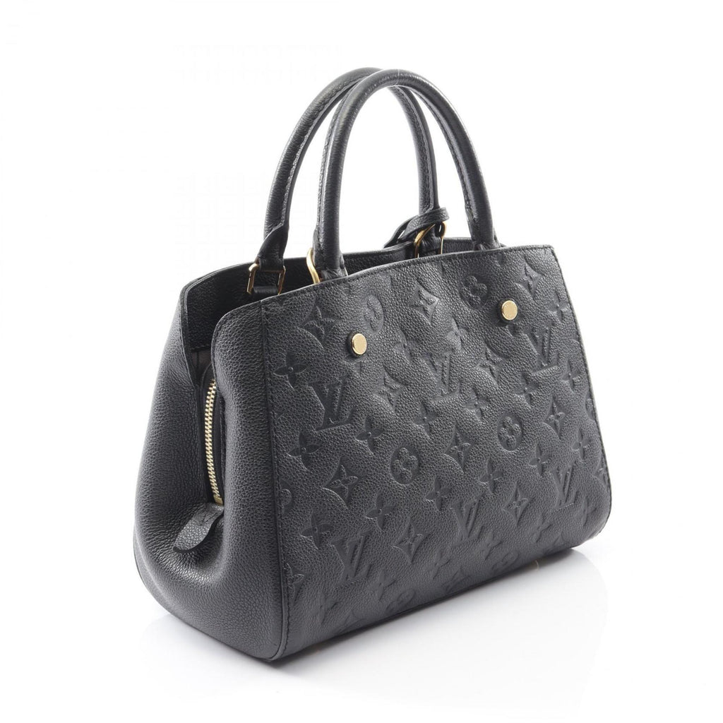 Louis Vuitton Black Cuir Ombre Leather Monogram Empreinte Handbag (Pre-Owned)