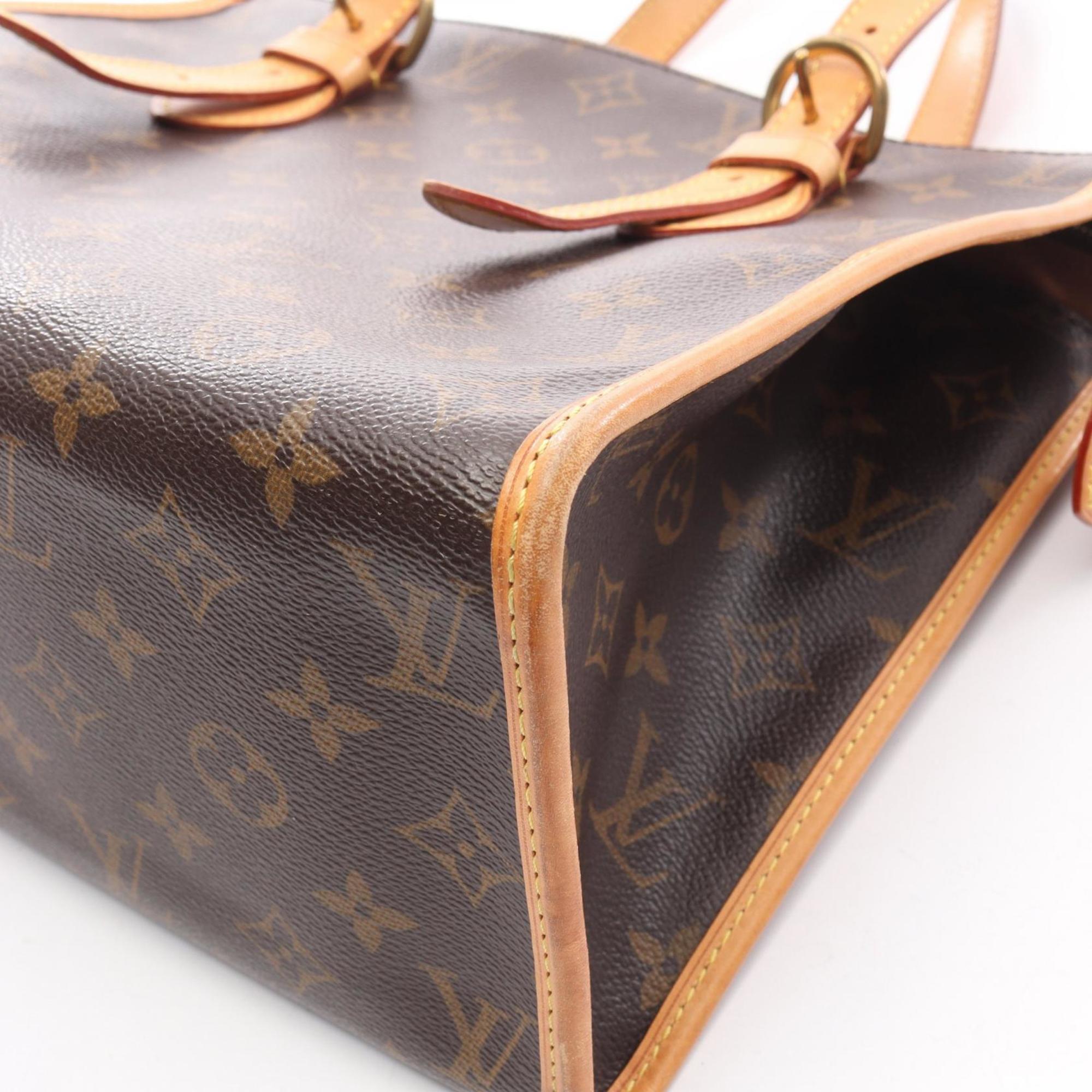 Louis Vuitton Brown Coated Canvas Pvc Monogram Leather Tote Bag (Pre-Owned)