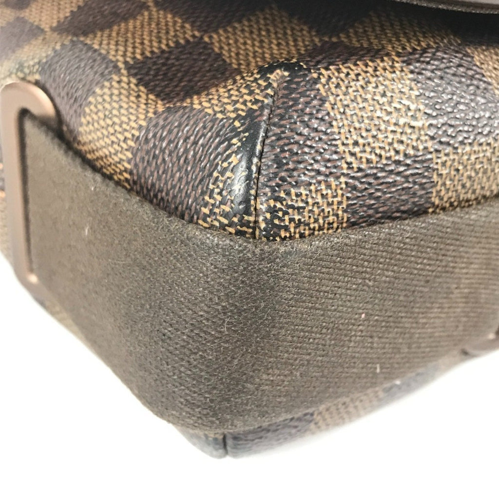 Louis Vuitton Brown Ebene Damier Canvas Messenger Bag Shoulder Bag (Pre-Owned)