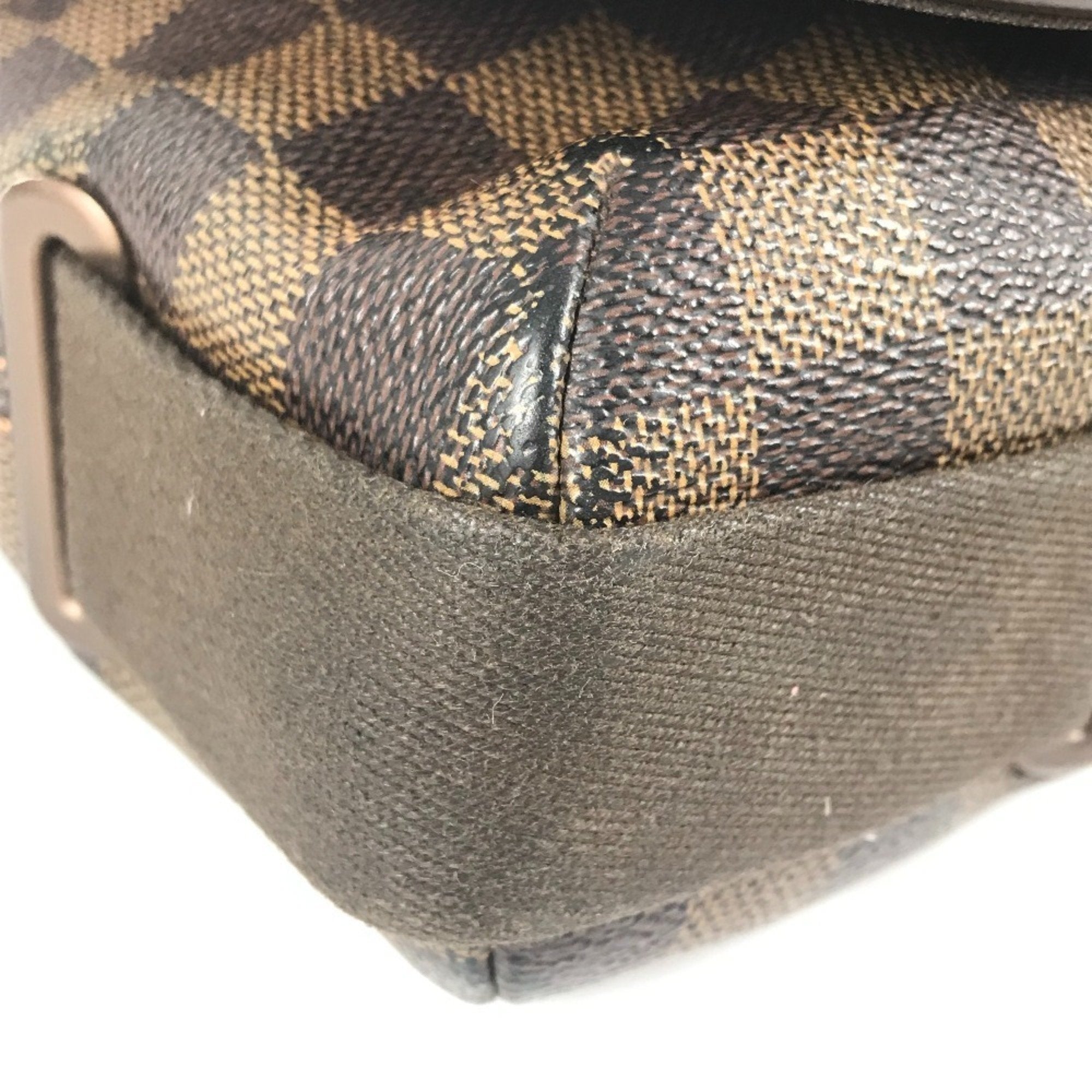 Louis Vuitton Brown Ebene Damier Canvas Messenger Bag Shoulder Bag (Pre-Owned)