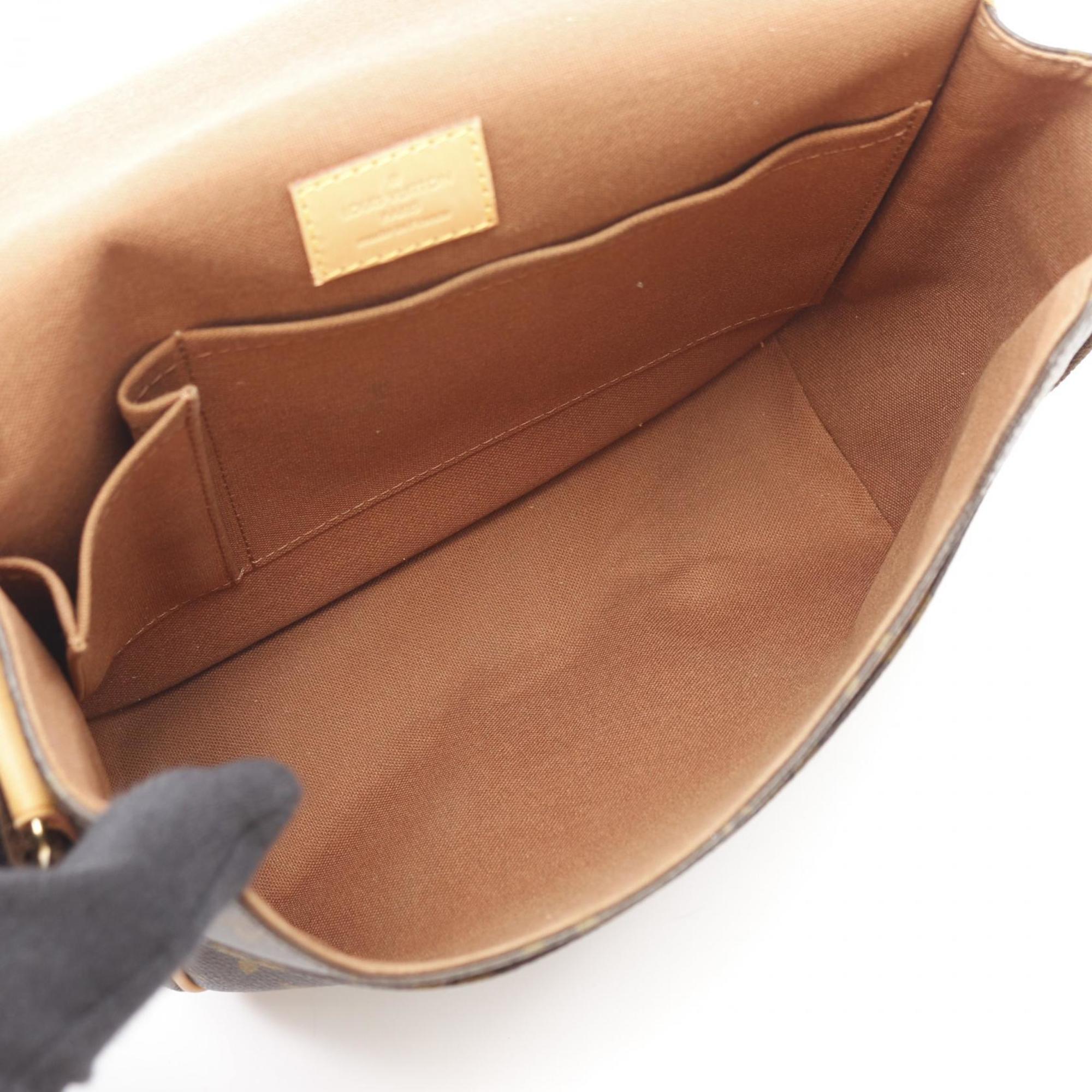 Louis Vuitton Brown Pvc Leather Shoulder Bag (Pre-Owned)