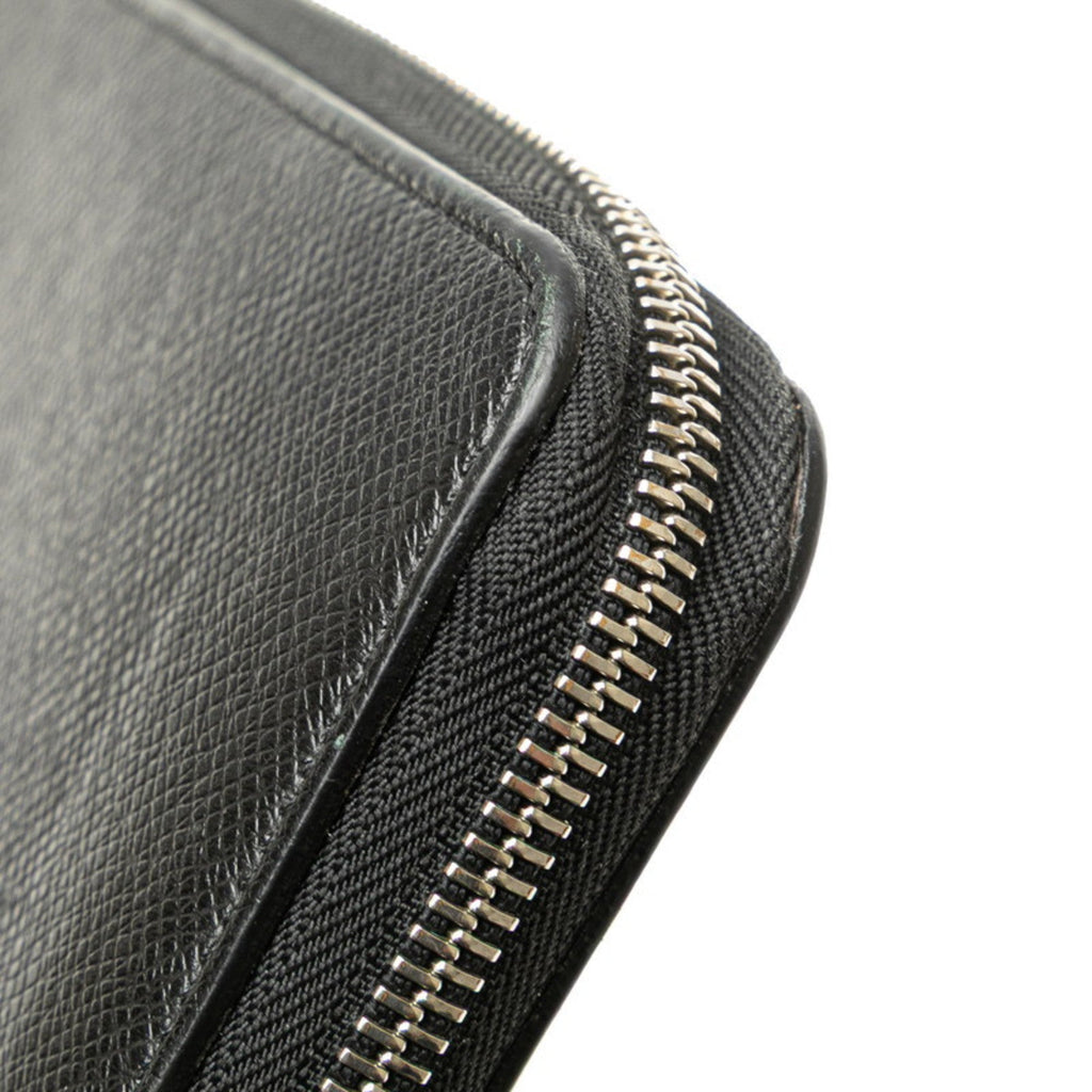 Louis Vuitton Taiga Black Noir Leather Coin Purse/Coin Case (Pre-Owned)
