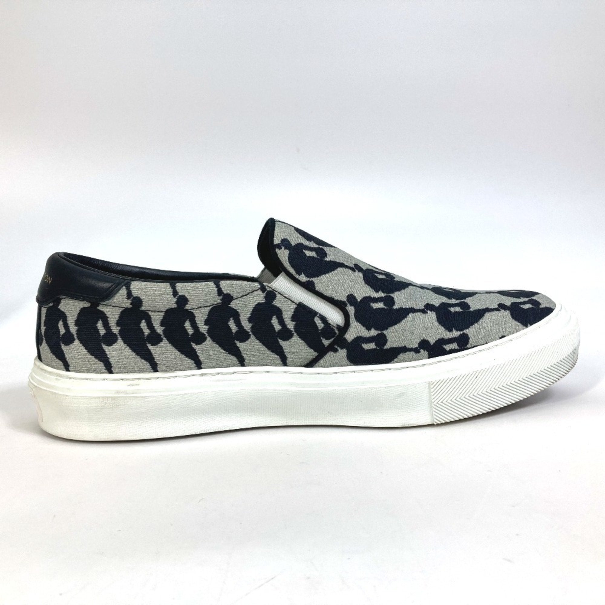 Louis Vuitton Black Gray Sneakers (Pre-Owned)