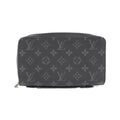Louis Vuitton Black Coated Canvas Long Wallet (Bi-Fold) (Pre-Owned)