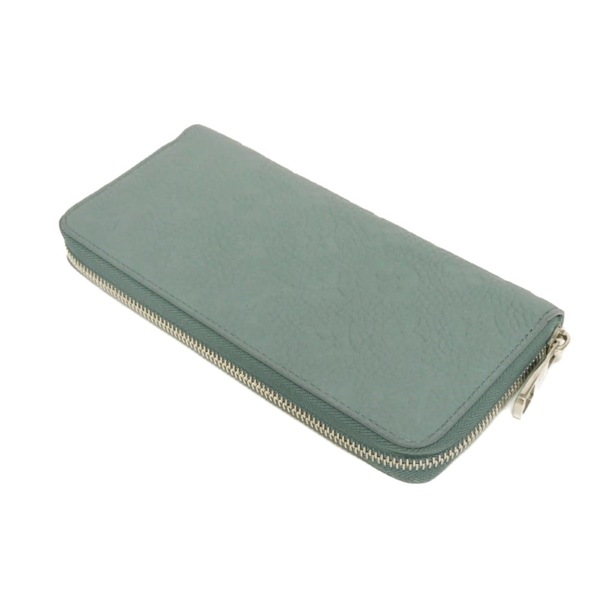 Louis Vuitton Green Leather Long Wallet (Bi-Fold) (Pre-Owned)