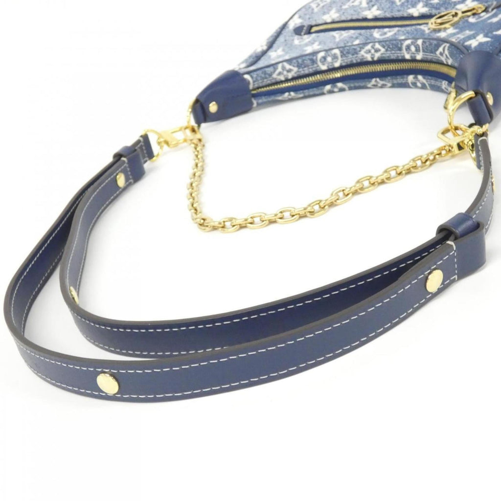 Louis Vuitton Navy Denim Shoulder Bag (Pre-Owned)