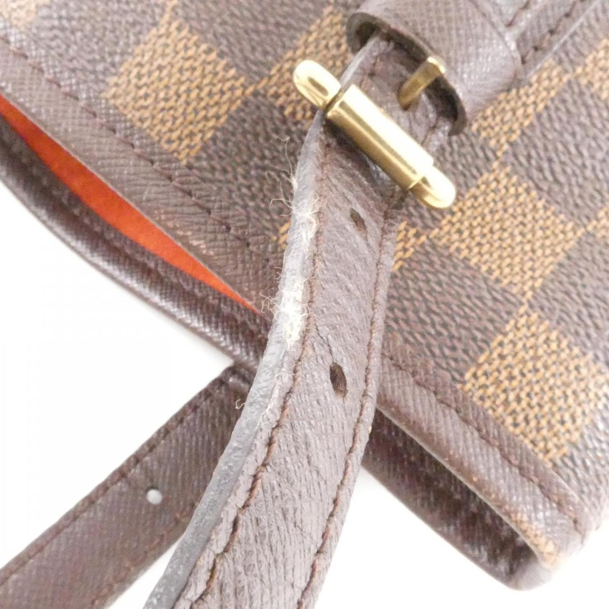 Louis Vuitton Damier Damier Canvas Ebene Damier Canvas Shoulder Bag (Pre-Owned)