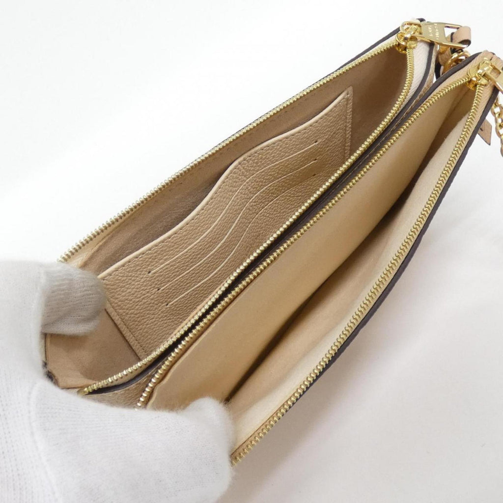 Louis Vuitton Beige Leather Pochette Shoulder Bag (Pre-Owned)