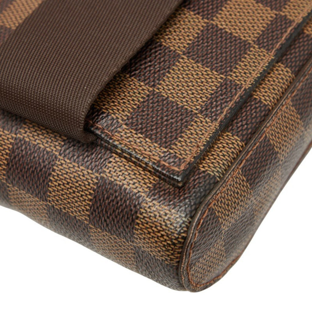 Louis Vuitton Damier Brown Pvc Leather Shoulder Bag Sling Bag (Pre-Owned)
