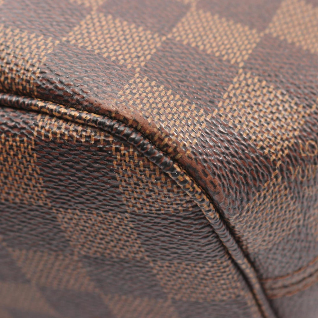 Louis Vuitton Brown Ebene Coated Canvas Leather Tote Bag (Pre-Owned)