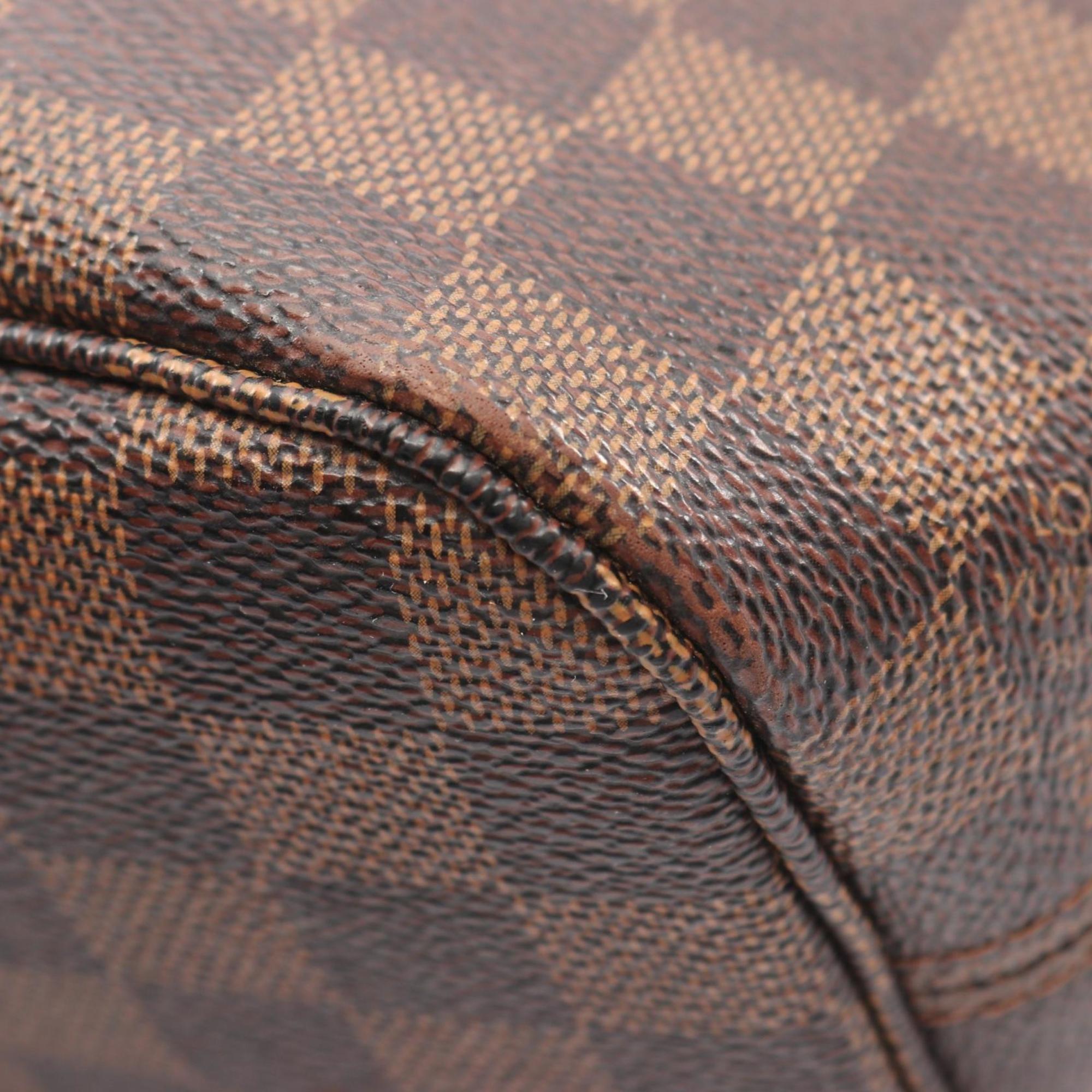 Louis Vuitton Brown Ebene Coated Canvas Leather Tote Bag (Pre-Owned)