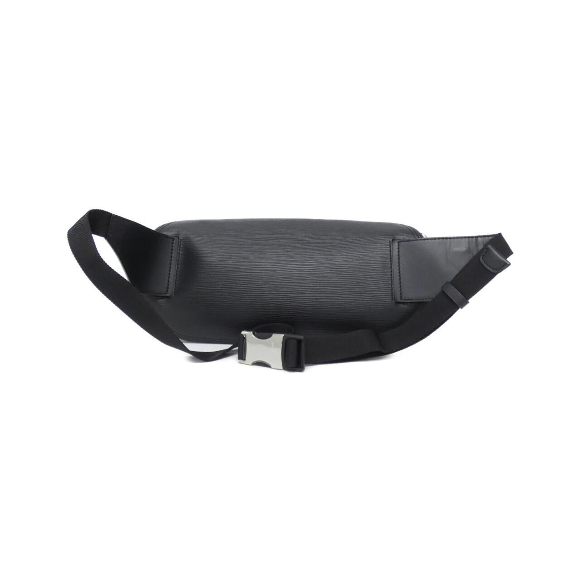 Louis Vuitton Black Leather Fanny Pack Shoulder Bag (Pre-Owned)