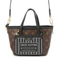 Louis Vuitton Noir Monogram Leather Tote Bag (Pre-Owned)