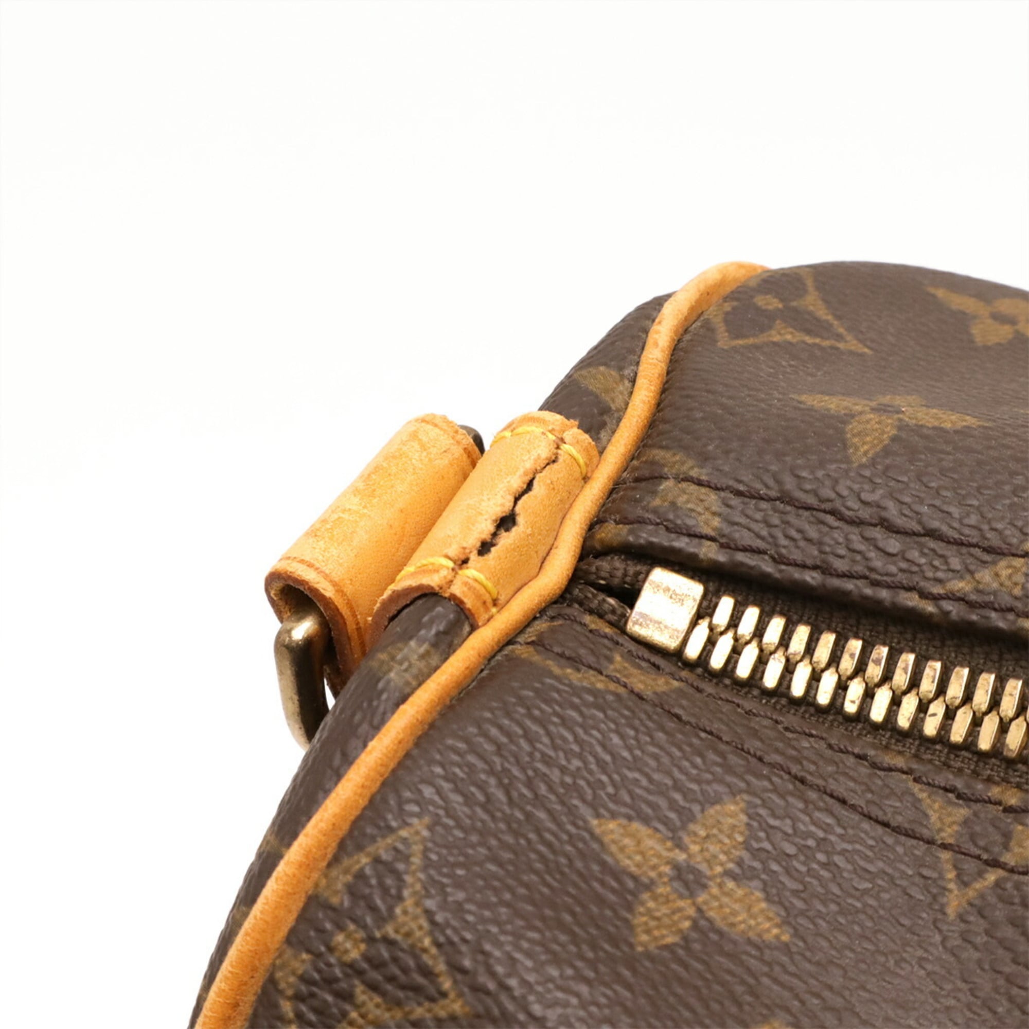 Louis Vuitton Brown Monogram Canvas Boston Bag Shoulder Bag (Pre-Owned)