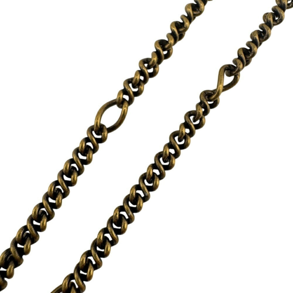 Rhinestone Strawberry Necklace Gold