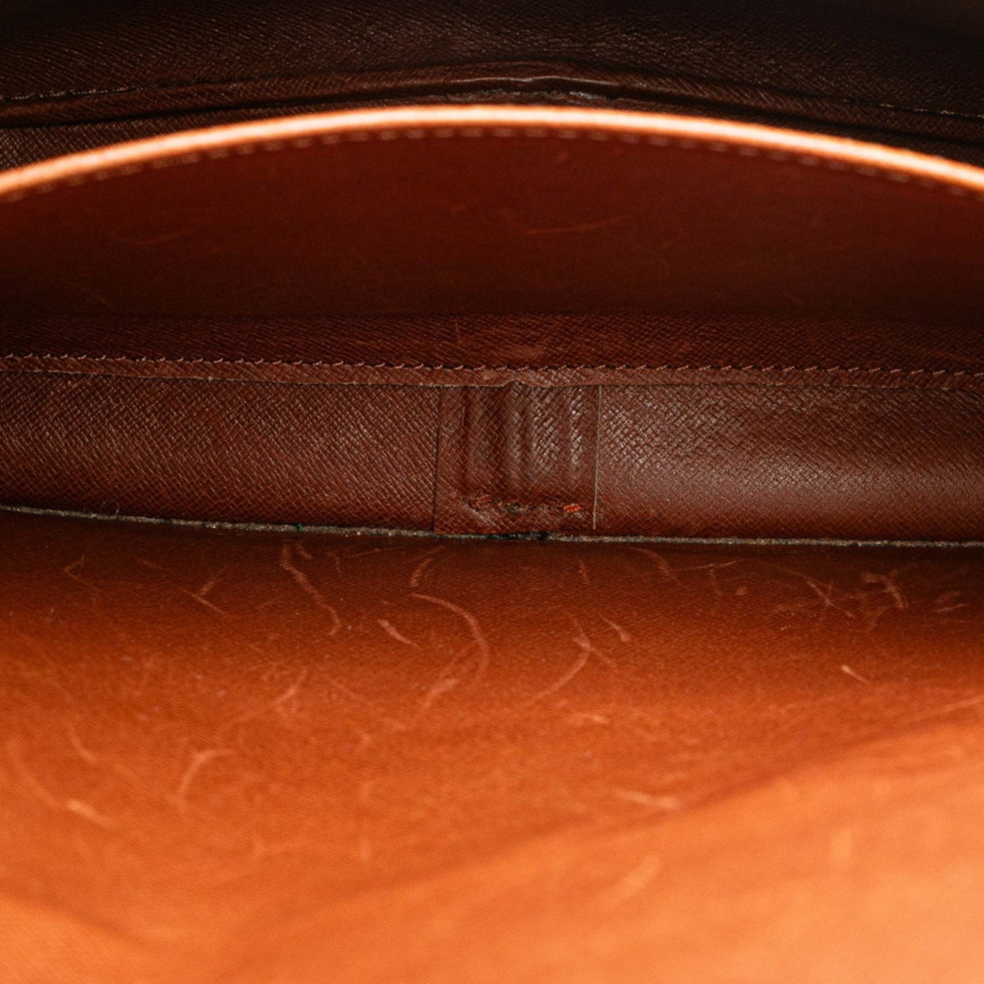 Louis Vuitton Brown Pvc Leather Shoulder Bag (Pre-Owned)