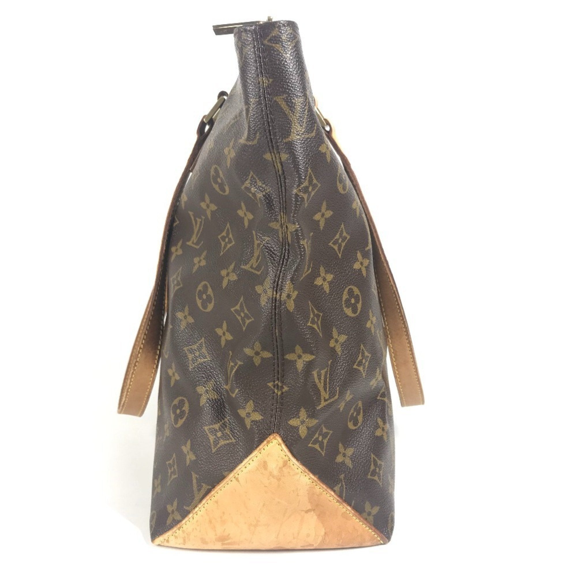 Louis Vuitton Brown Monogram Canvas Shoulder Bag Tote Bag (Pre-Owned)