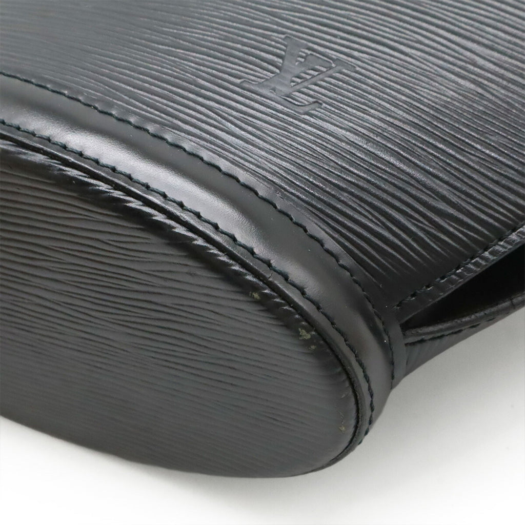Louis Vuitton Black Noir Epi Leather Handbag Tote Bag (Pre-Owned)