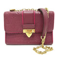 Louis Vuitton Red Color Monogram Empreinte Pochette Shoulder Bag (Pre-Owned)