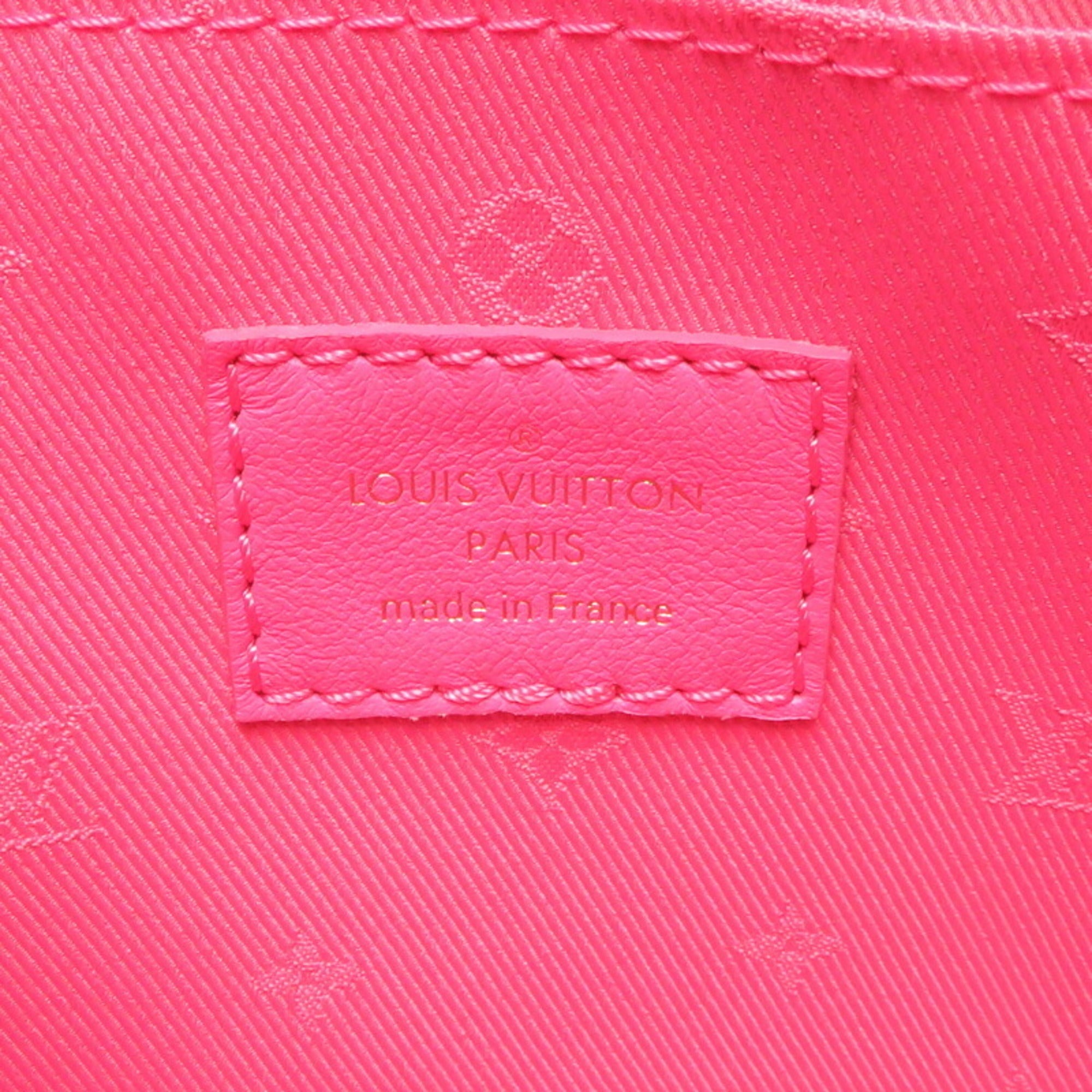Louis Vuitton Pink Leather Handbag (Pre-Owned)
