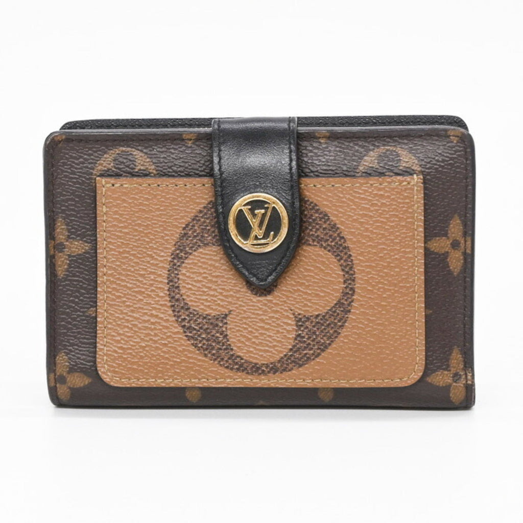 Louis Vuitton Brown Monogram Wallet (Bi-Fold) (Pre-Owned)