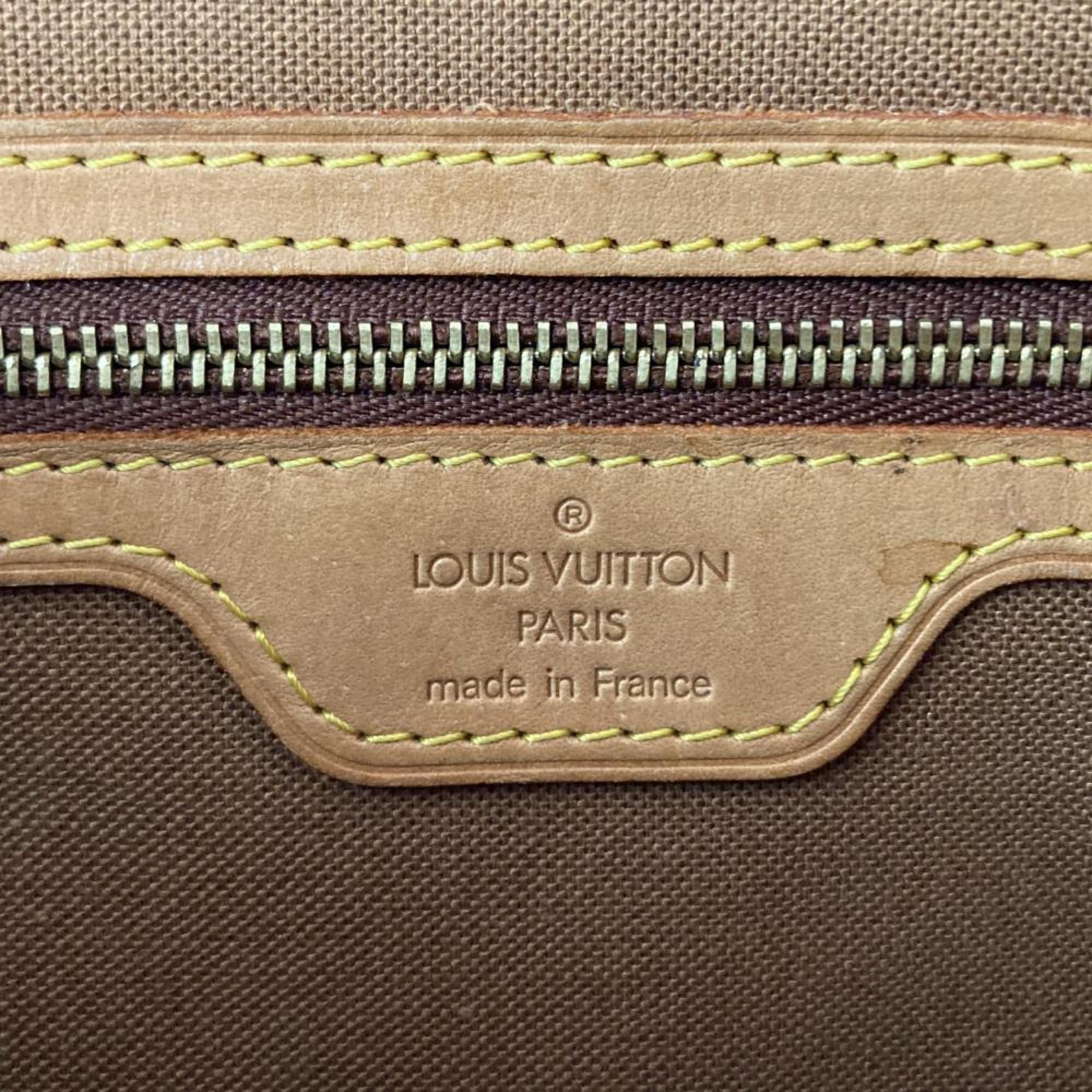 Louis Vuitton Brown Monogram Canvas Tote Bag (Pre-Owned)