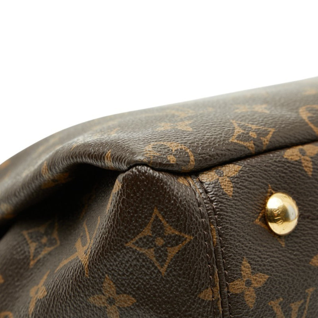 Louis Vuitton Brown Purple Pvc Leather Handbag Shoulder Bag (Pre-Owned)