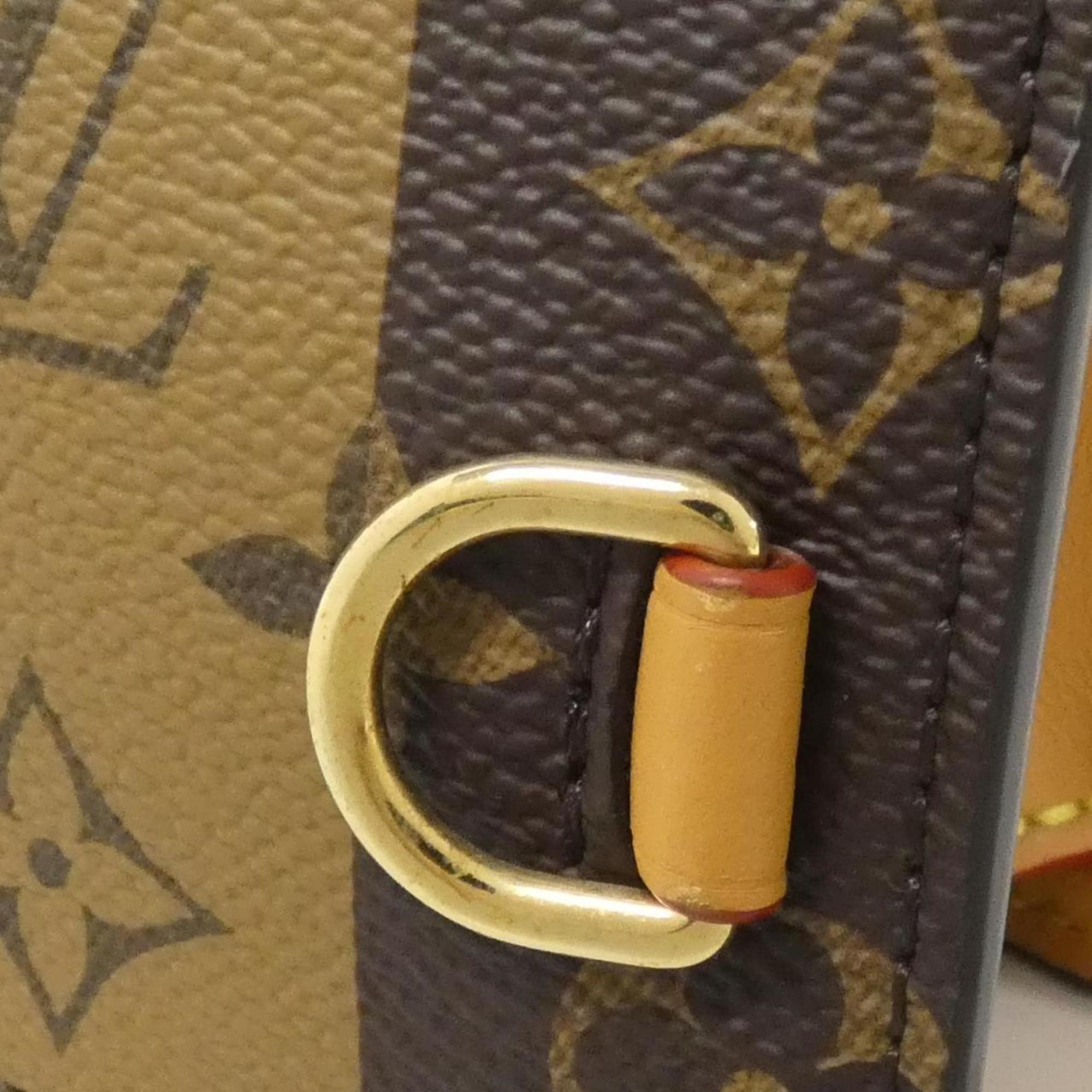Louis Vuitton Monogram Marron Coated Canvas Handbag (Pre-Owned)