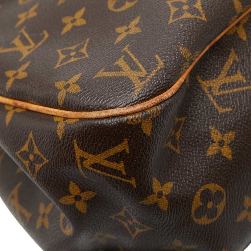 Louis Vuitton Brown Pvc Leather Shoulder Bag Tote Bag (Pre-Owned)