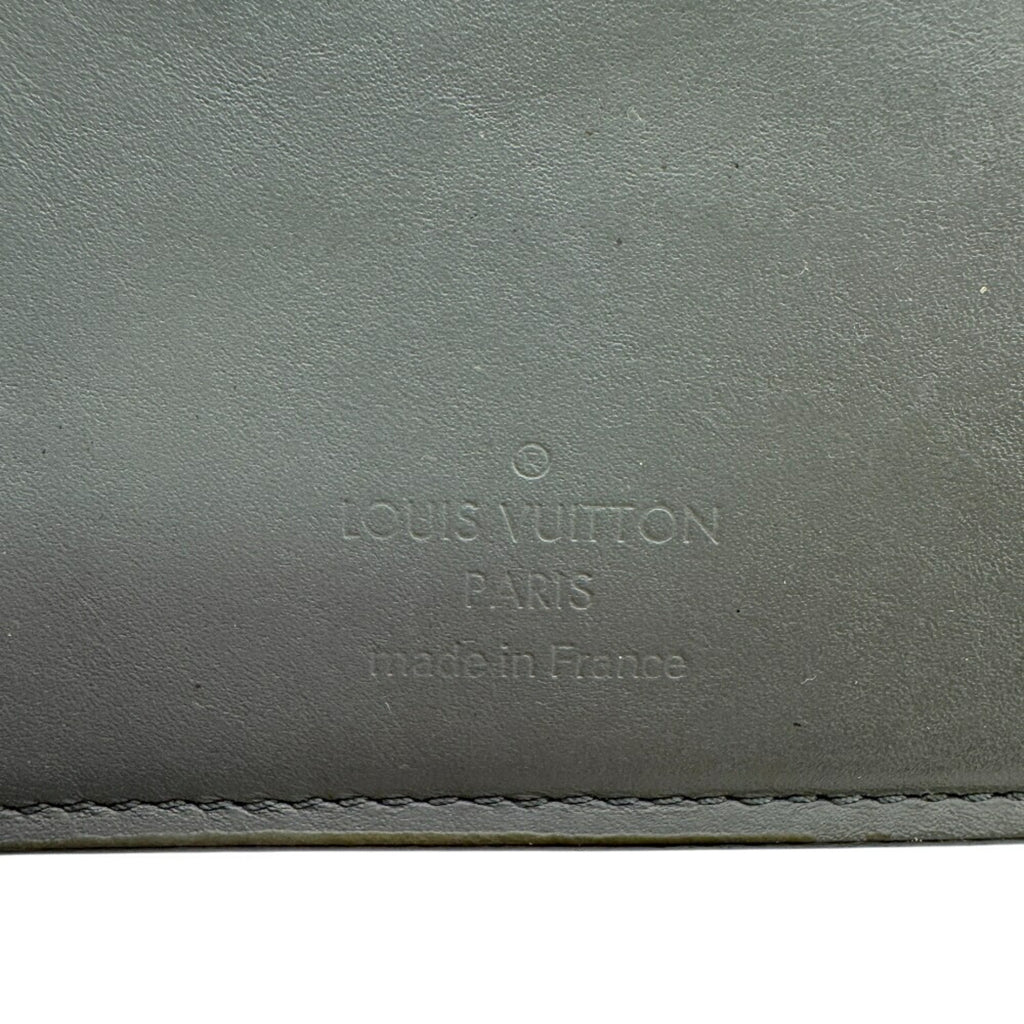 Louis Vuitton Dark Gray Gray Leather Wallet (Bi-Fold) (Pre-Owned)
